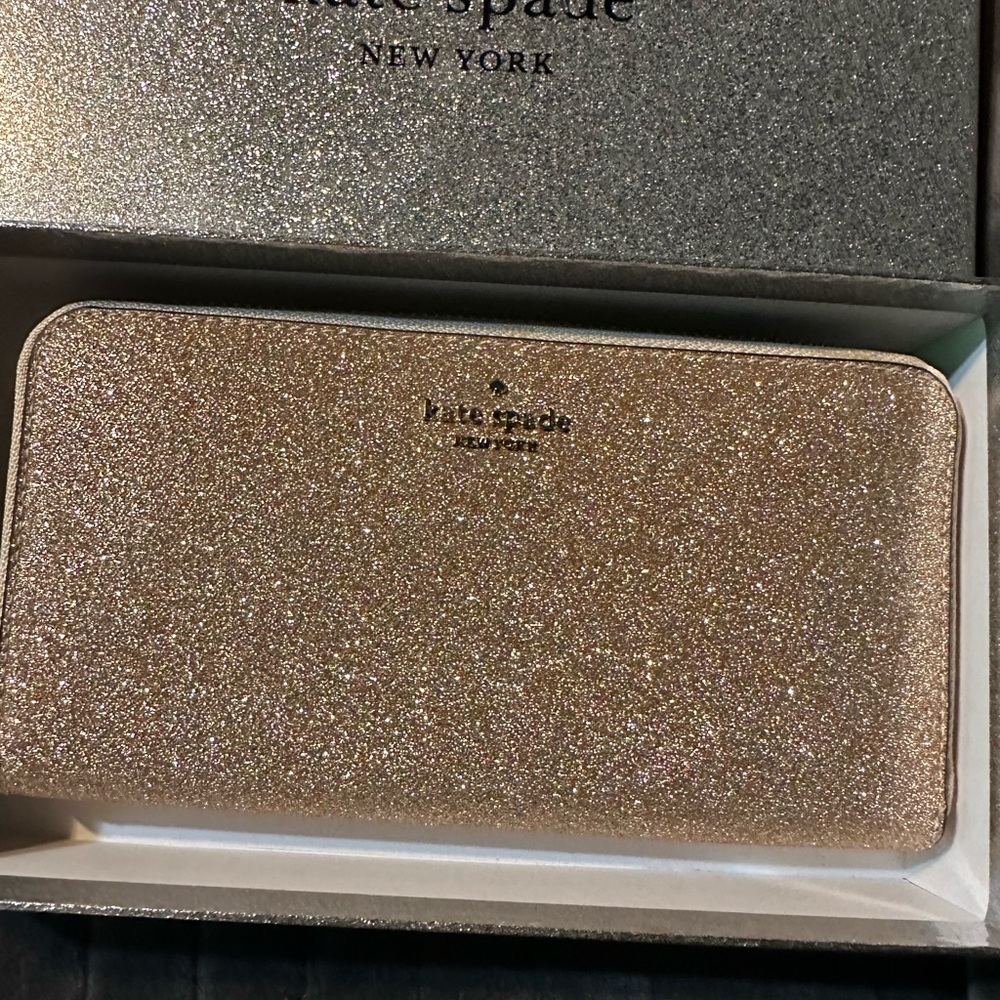 Kate spade wallet rose gold
